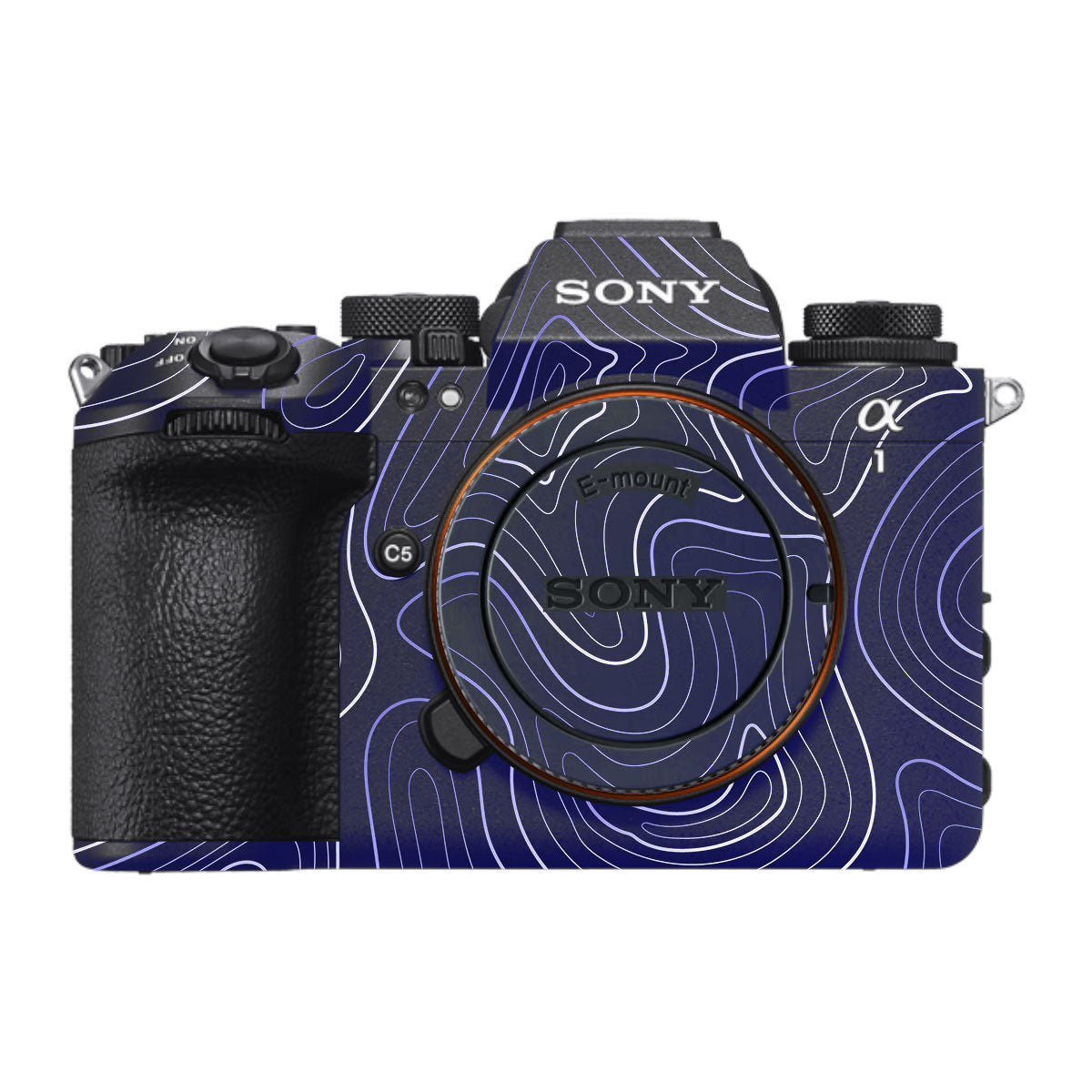 Deep Blue Contour Sony A1 Mark II Camera Skin
