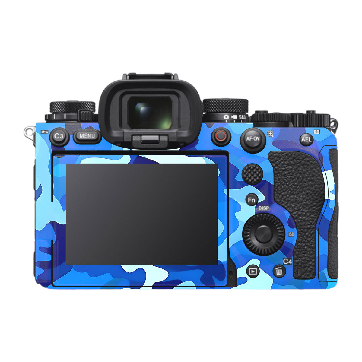 Arctic Blue Camo Pattern Sony A1 Mark II Camera Skin