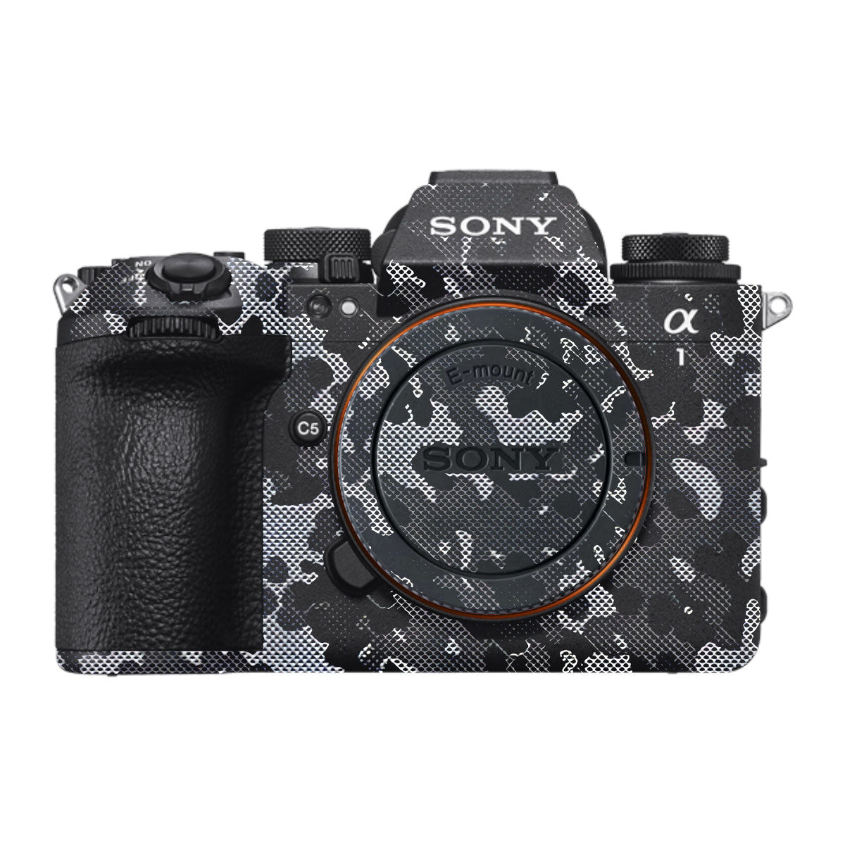 Stealth Grey Camo Sony A1 Mark II Camera Skin