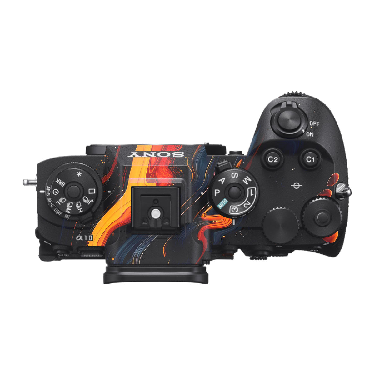 Lava Marble Sony A1 Mark II Camera Skin