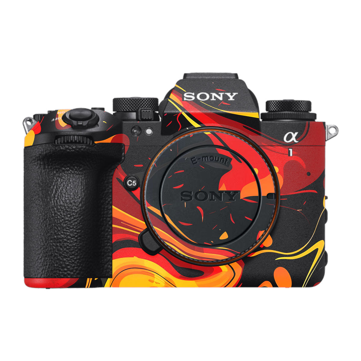 Lava Burst Sony A1 Mark II Camera Skin