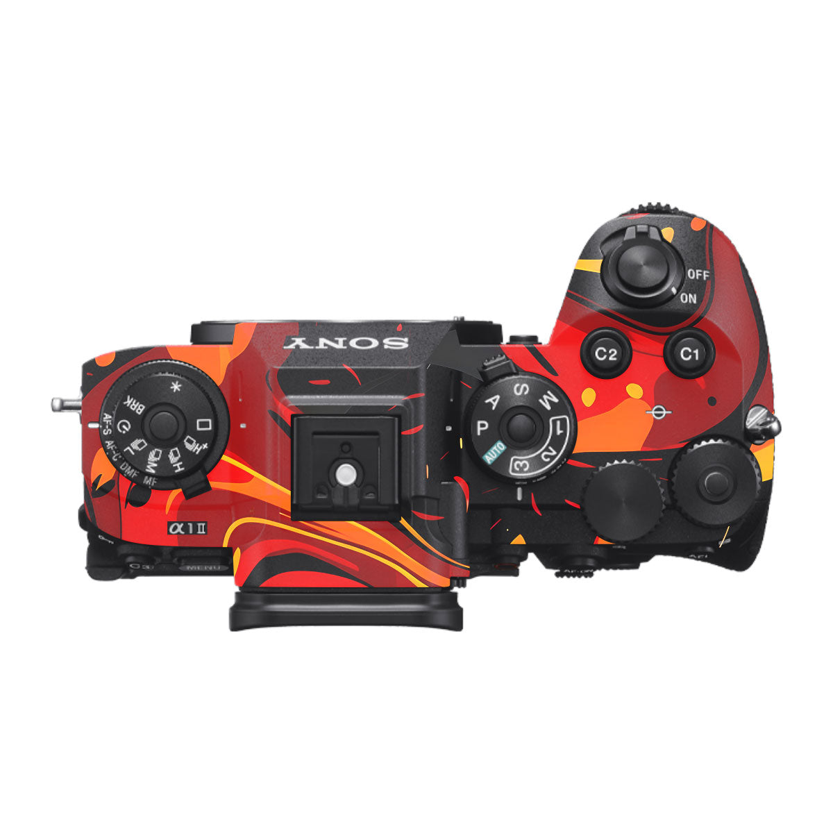 Lava Burst Sony A1 Mark II Camera Skin
