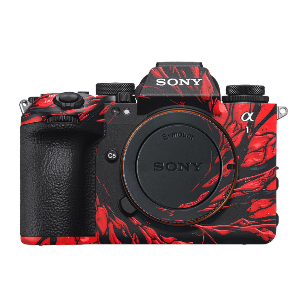 Venom Red Sony A1 Mark II Camera Skin