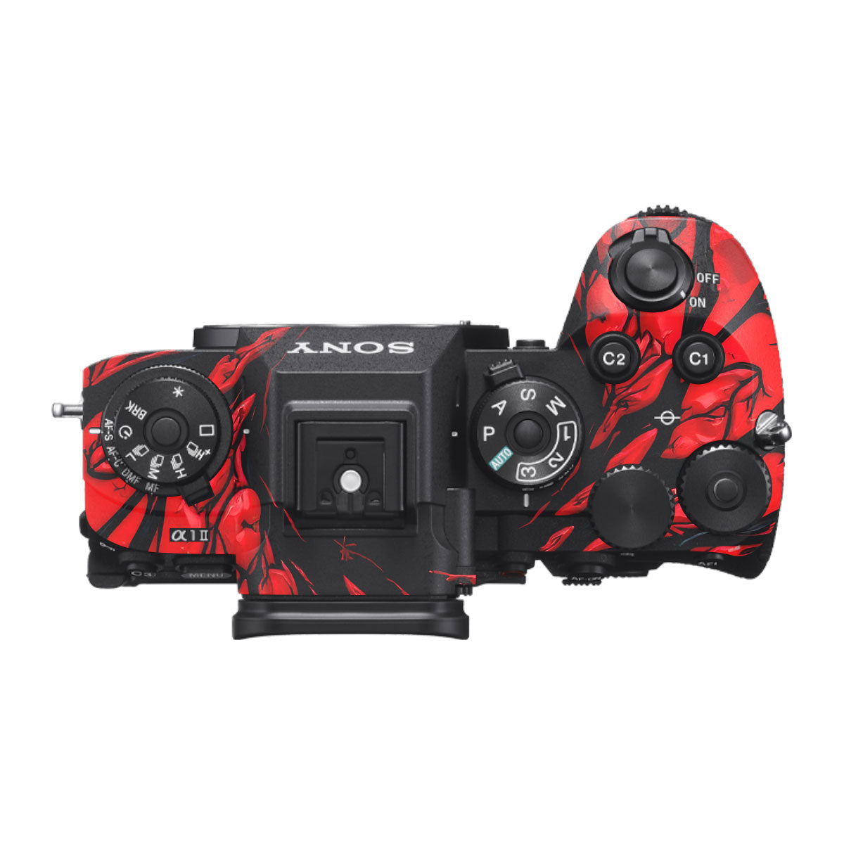 Venom Red Sony A1 Mark II Camera Skin