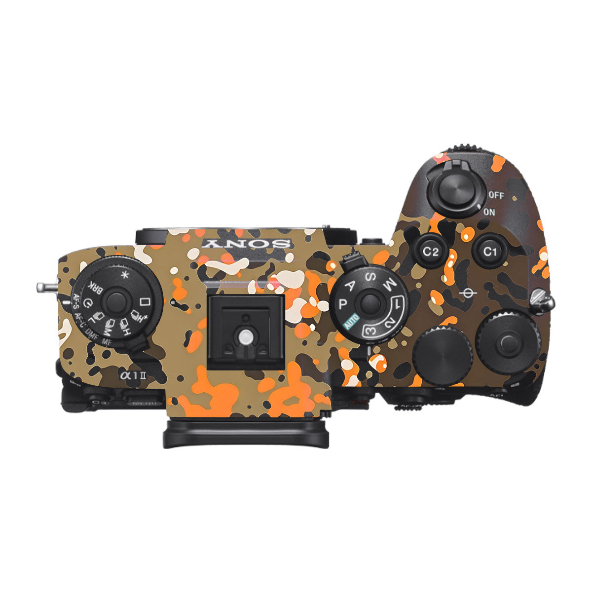 Orange Brown Spot  Sony A1 Mark II Camera Skin