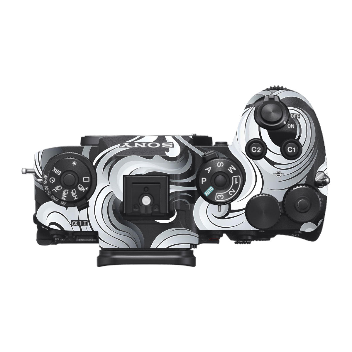 Smoke Swirl Sony A1 Mark II Camera Skin