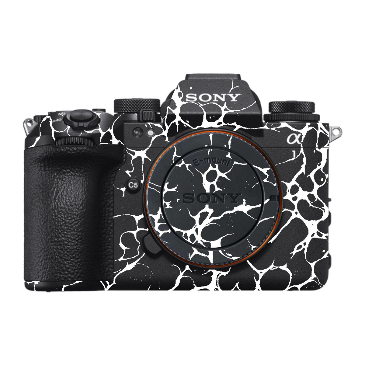 White Web Sony A1 Mark II Camera Skin