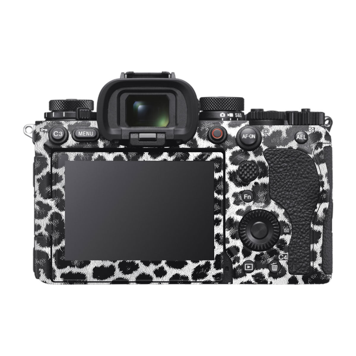 Snow Leopard Spots Sony A1 Mark II Camera Skin