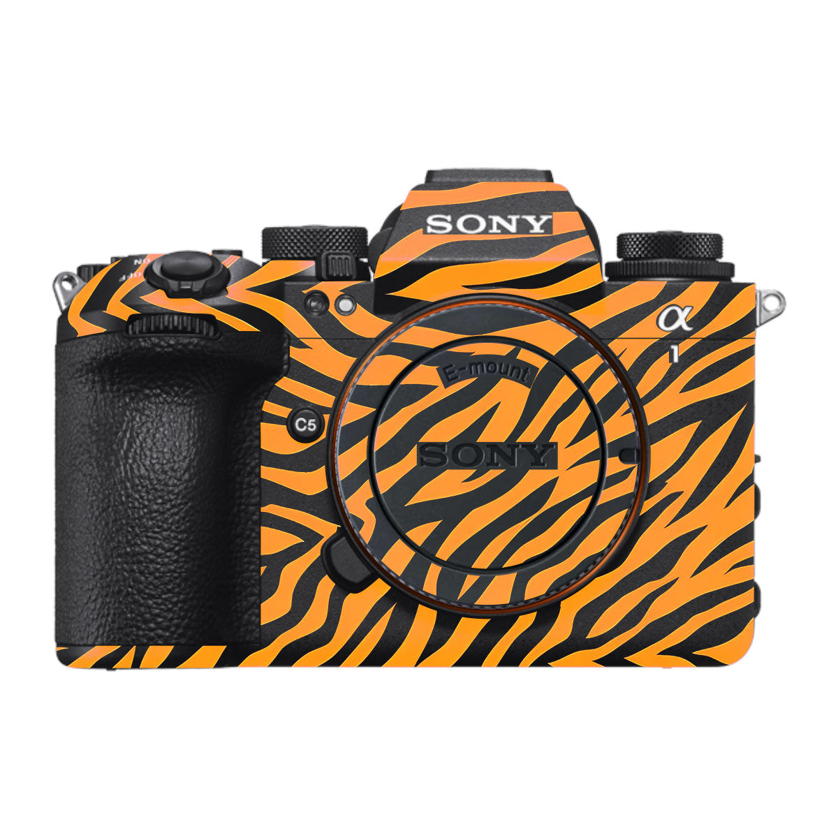 Zebra Gold Pattern Sony A1 Mark II Camera Skin