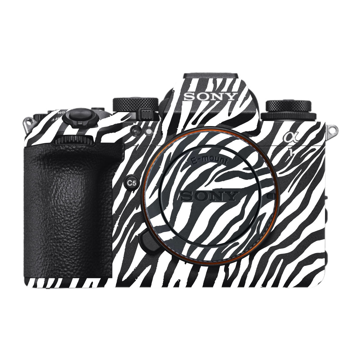 Classic Zebra Stripes Sony A1 Mark II Camera Skin