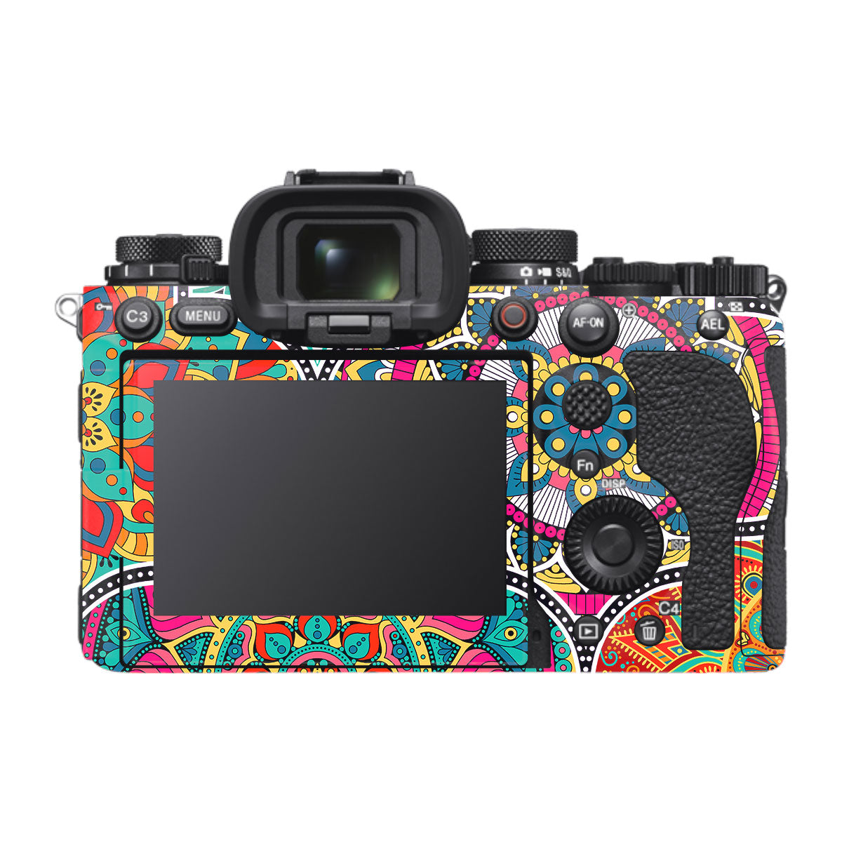 Boho Mandala Tile Pattern Sony A1 Mark II Camera Skin