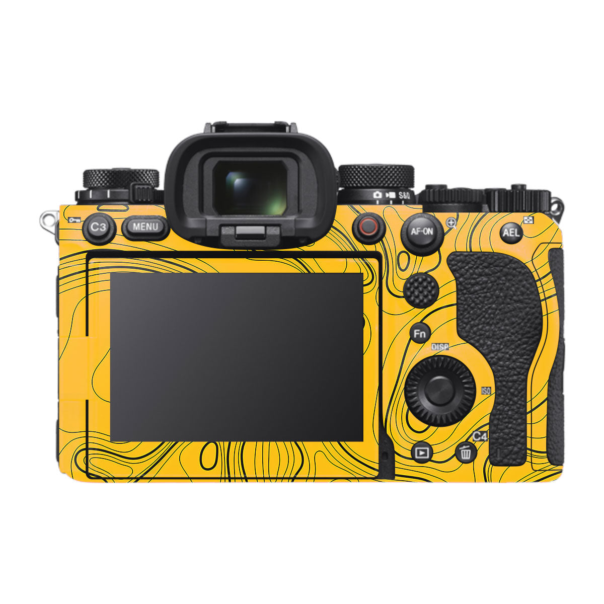 Topographic Map Pattern Sony A1 Mark II Camera Skin