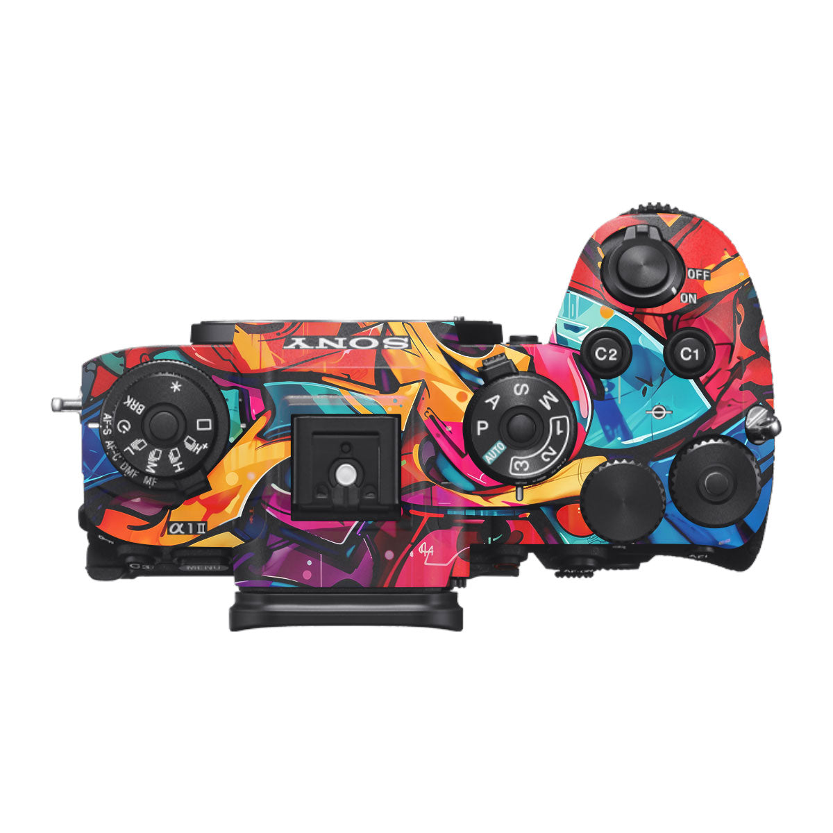 Urban Graffiti Explosion Sony A1 Mark II Camera Skin