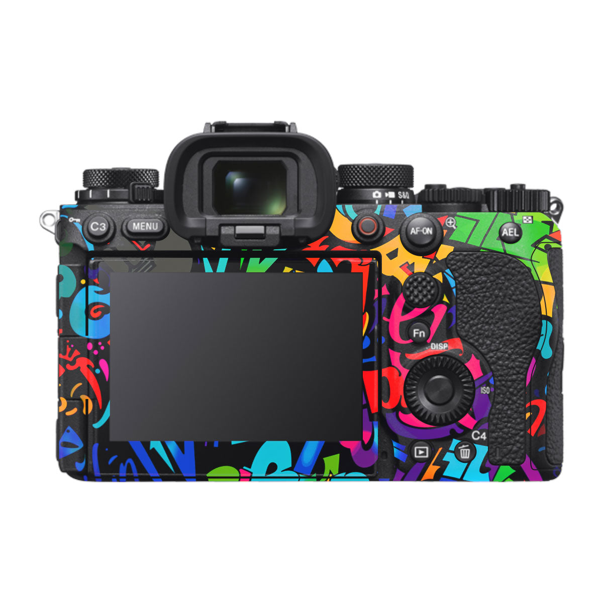 Colorful Urban Street Art Lettering Sony A1 Mark II Camera Skin