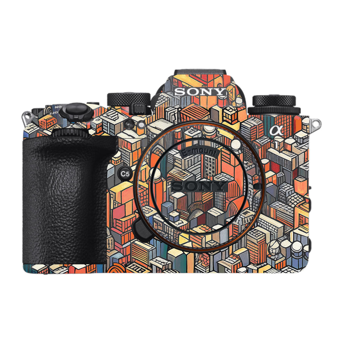 Isometric Cityscape Sony A1 Mark II Camera Skin