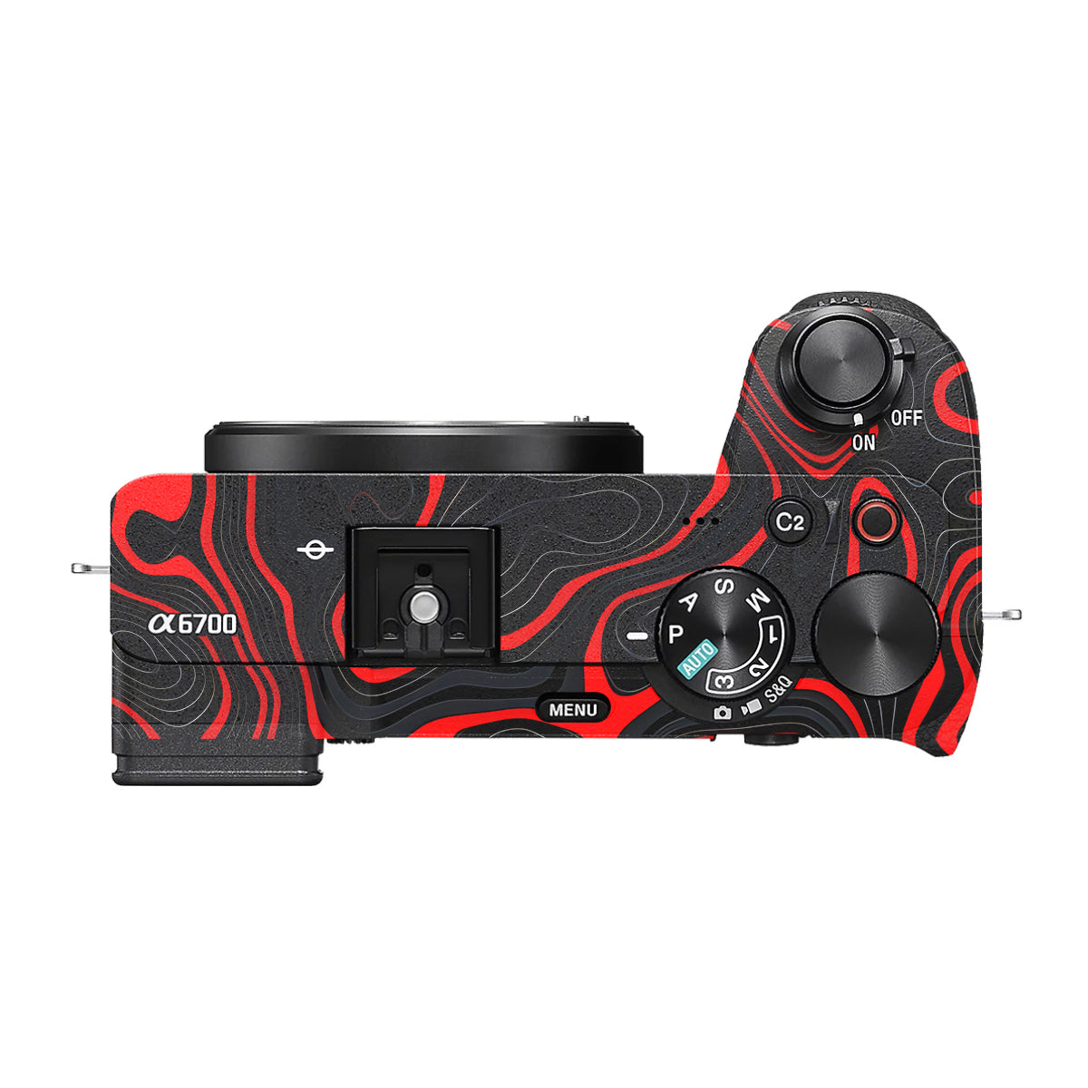 Crimson Waves Sony A6700 Camera Skin