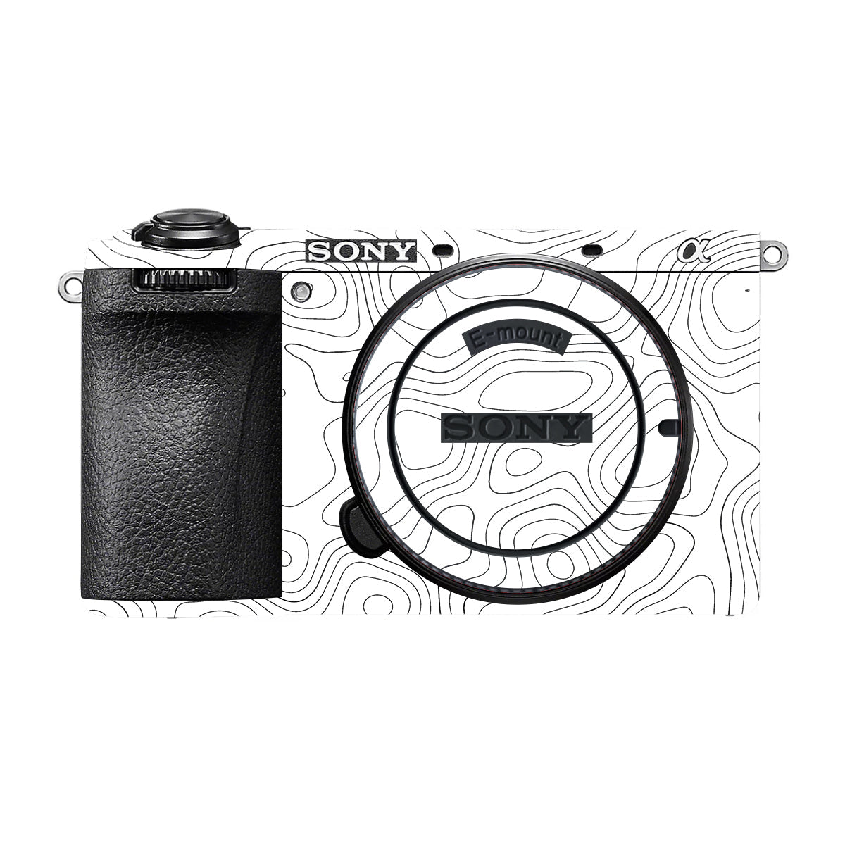 White Contour Design Sony A6700 Camera Skin