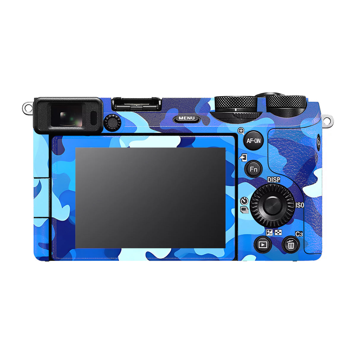 Arctic Blue Camo Pattern Sony A6700 Camera Skin