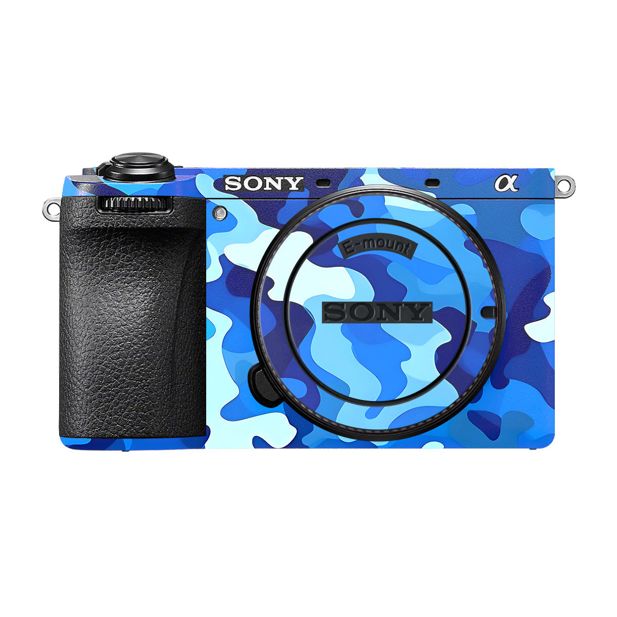Arctic Blue Camo Pattern Sony A6700 Camera Skin