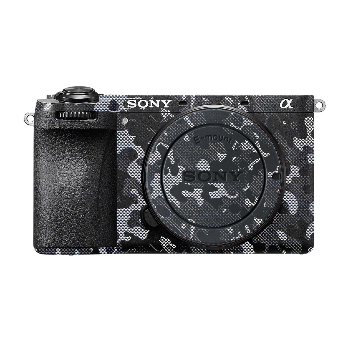 Stealth Grey Camo Sony A6700 Camera Skin