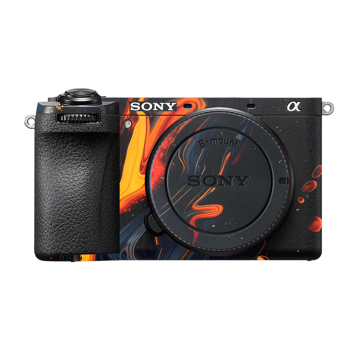 Lava Marble Sony A6700 Camera Skin
