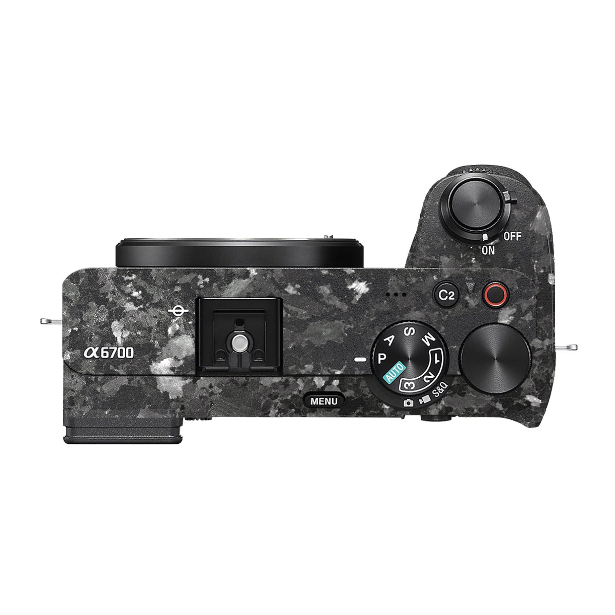 Black Granite Sony A6700 Camera Skin