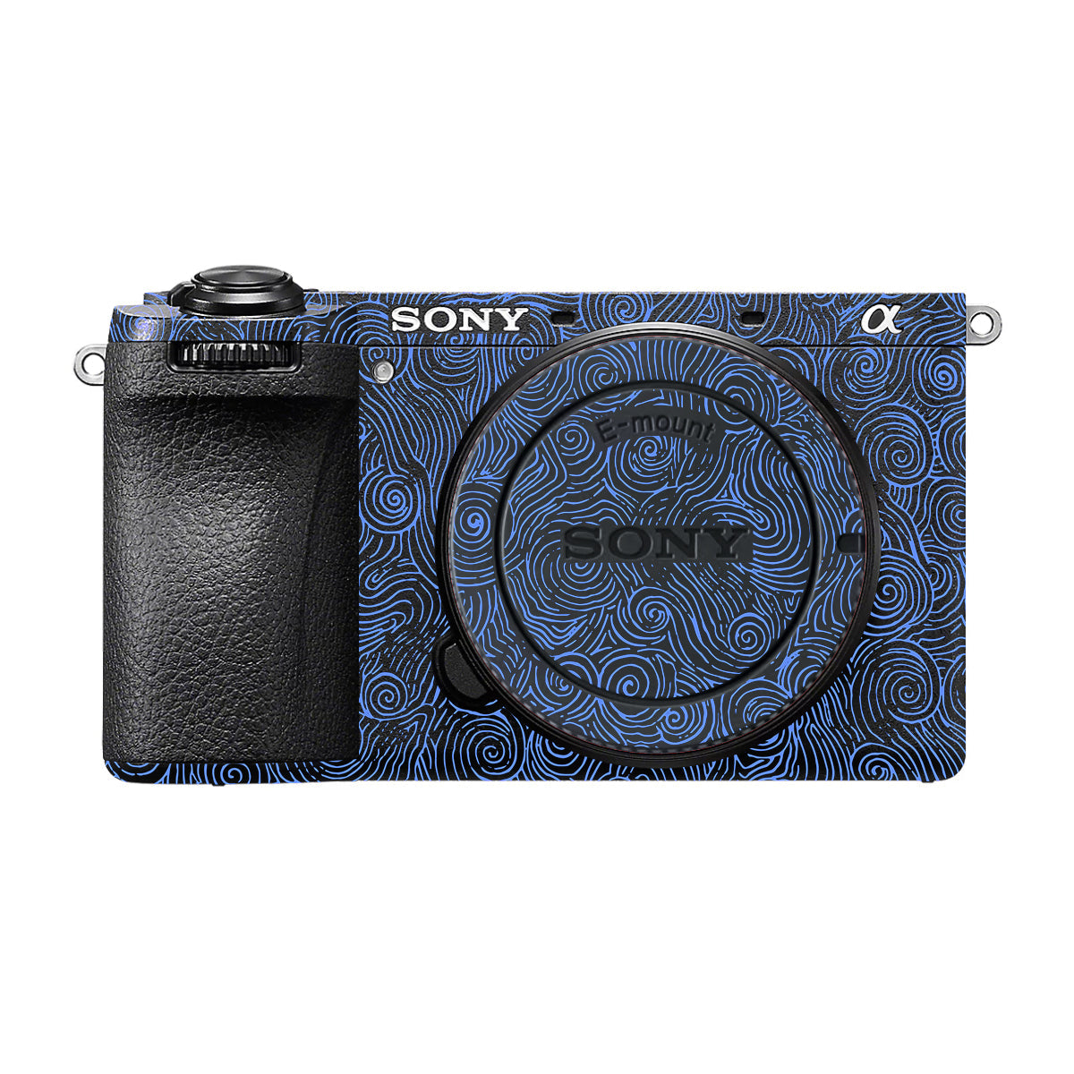 Blue Spirals Sony A6700 Camera Skin