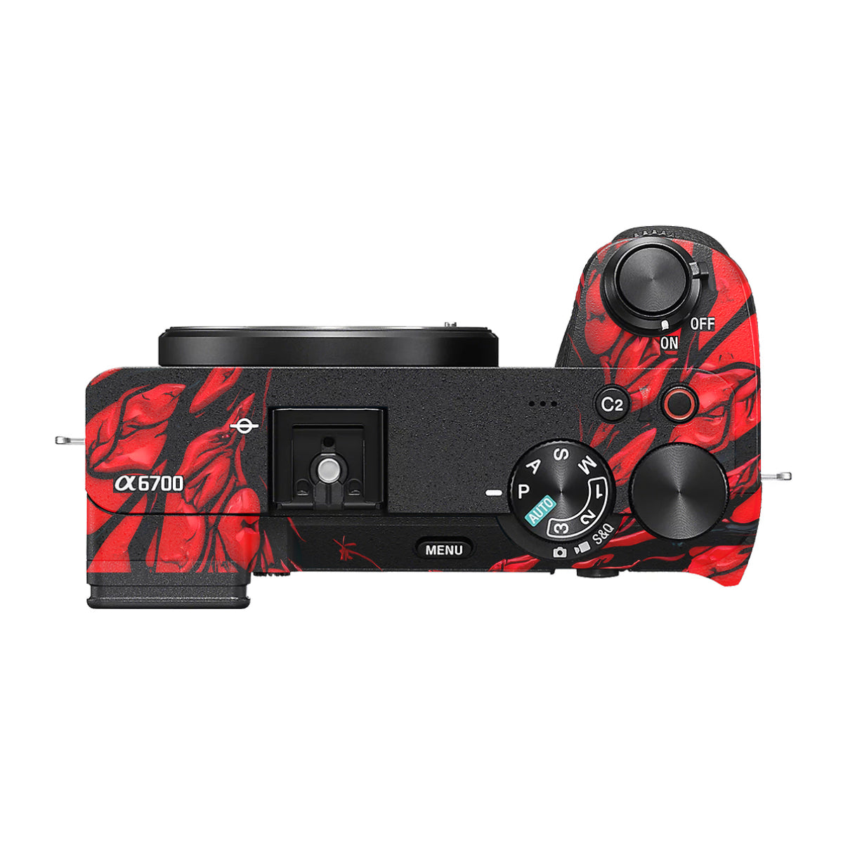 Venom Red Sony A6700 Camera Skin