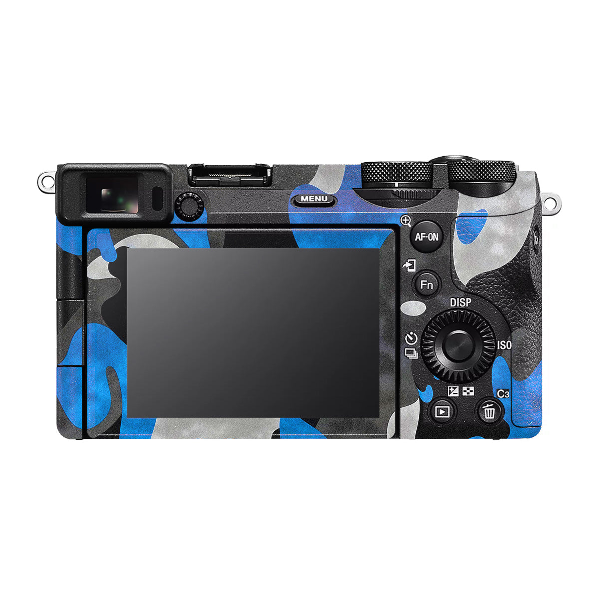 Blue Grey Camo Sony A6700 Camera Skin