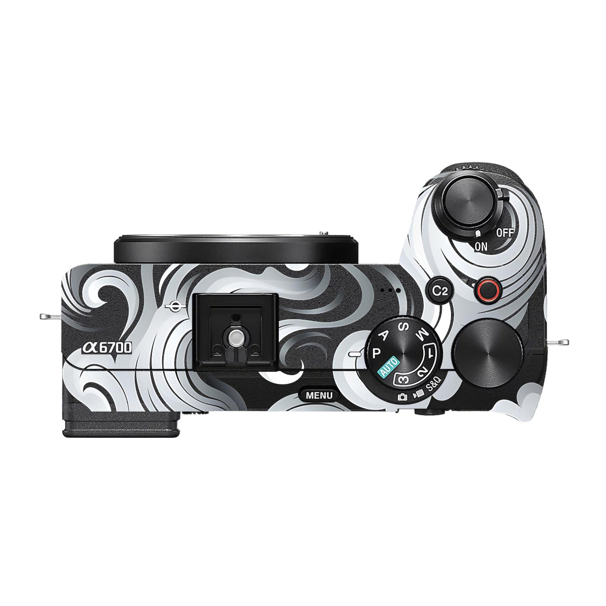 Smoke Swirl Sony A6700 Camera Skin