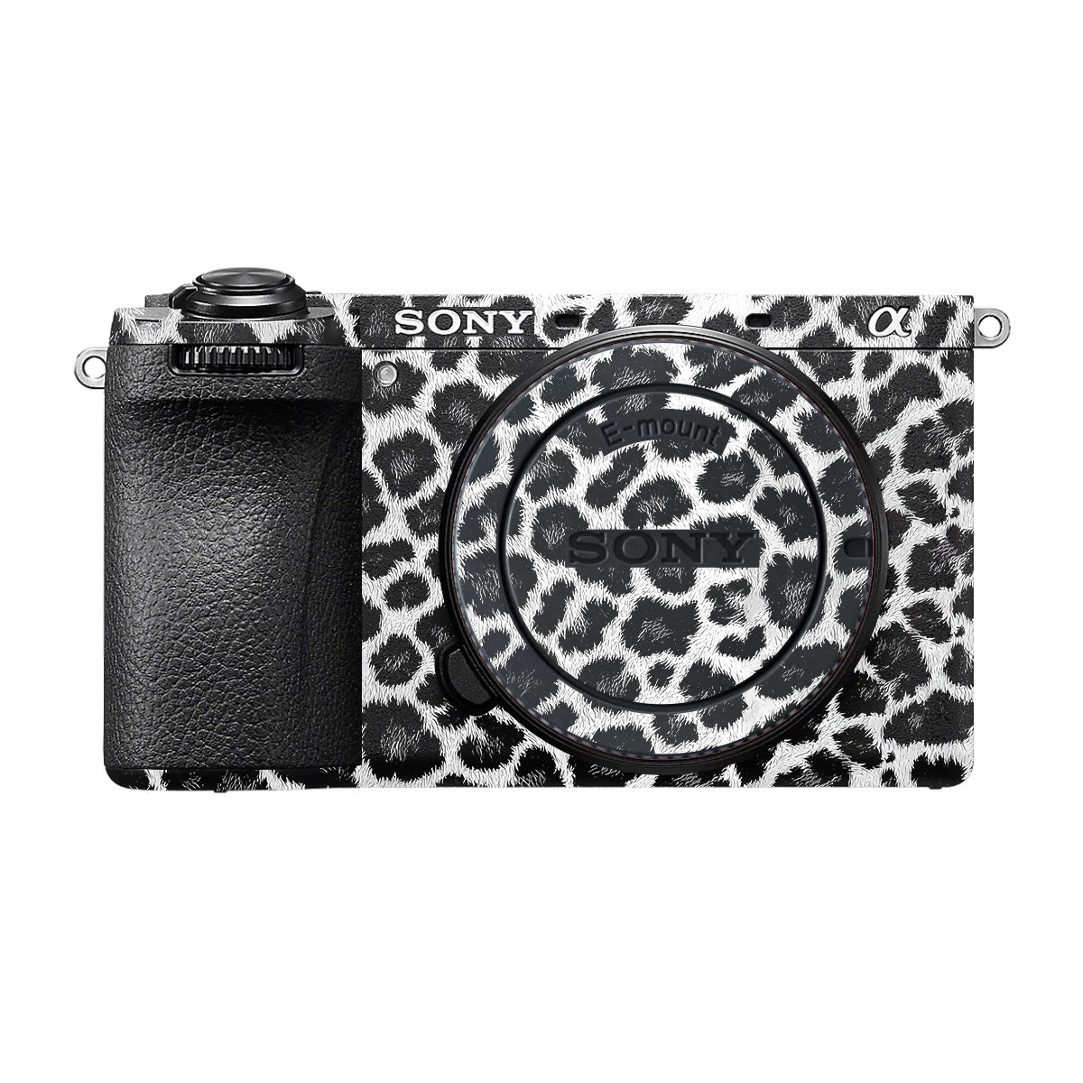 Snow Leopard Spots Sony A6700 Camera Skin