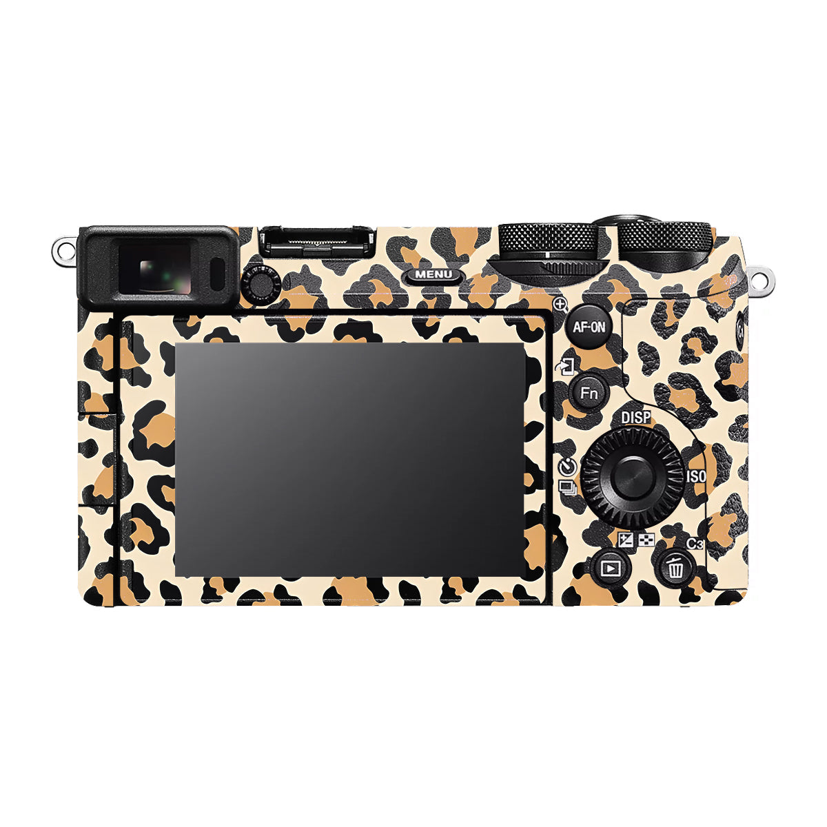 Sandy Leopard Spots Sony A6700 Camera Skin