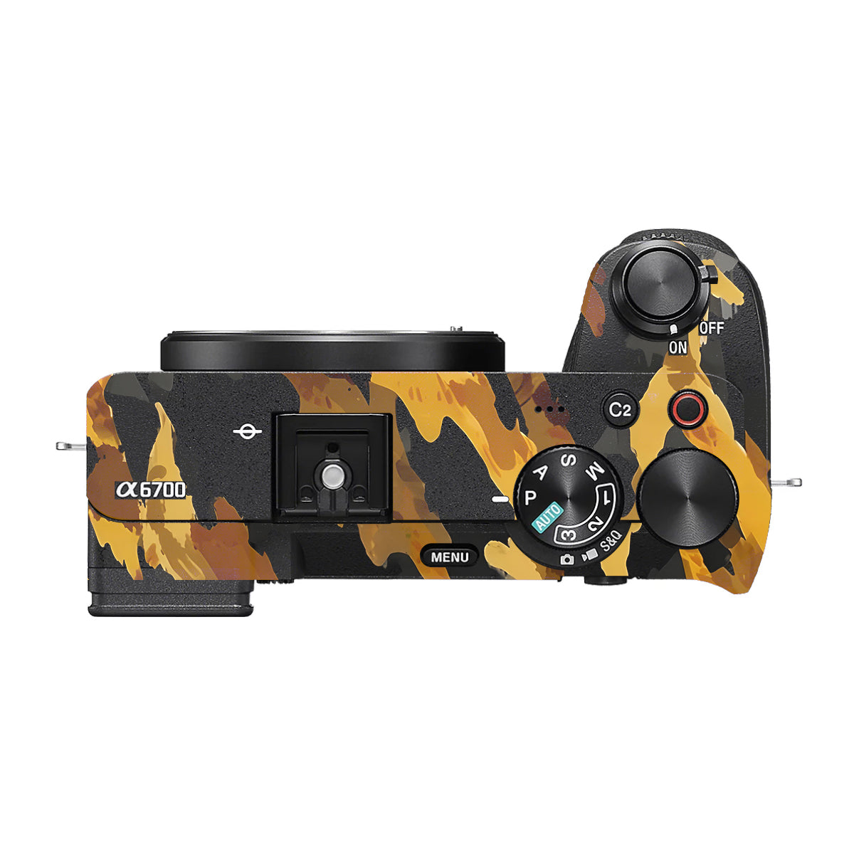Camo Tiger Blend Sony A6700 Camera Skin