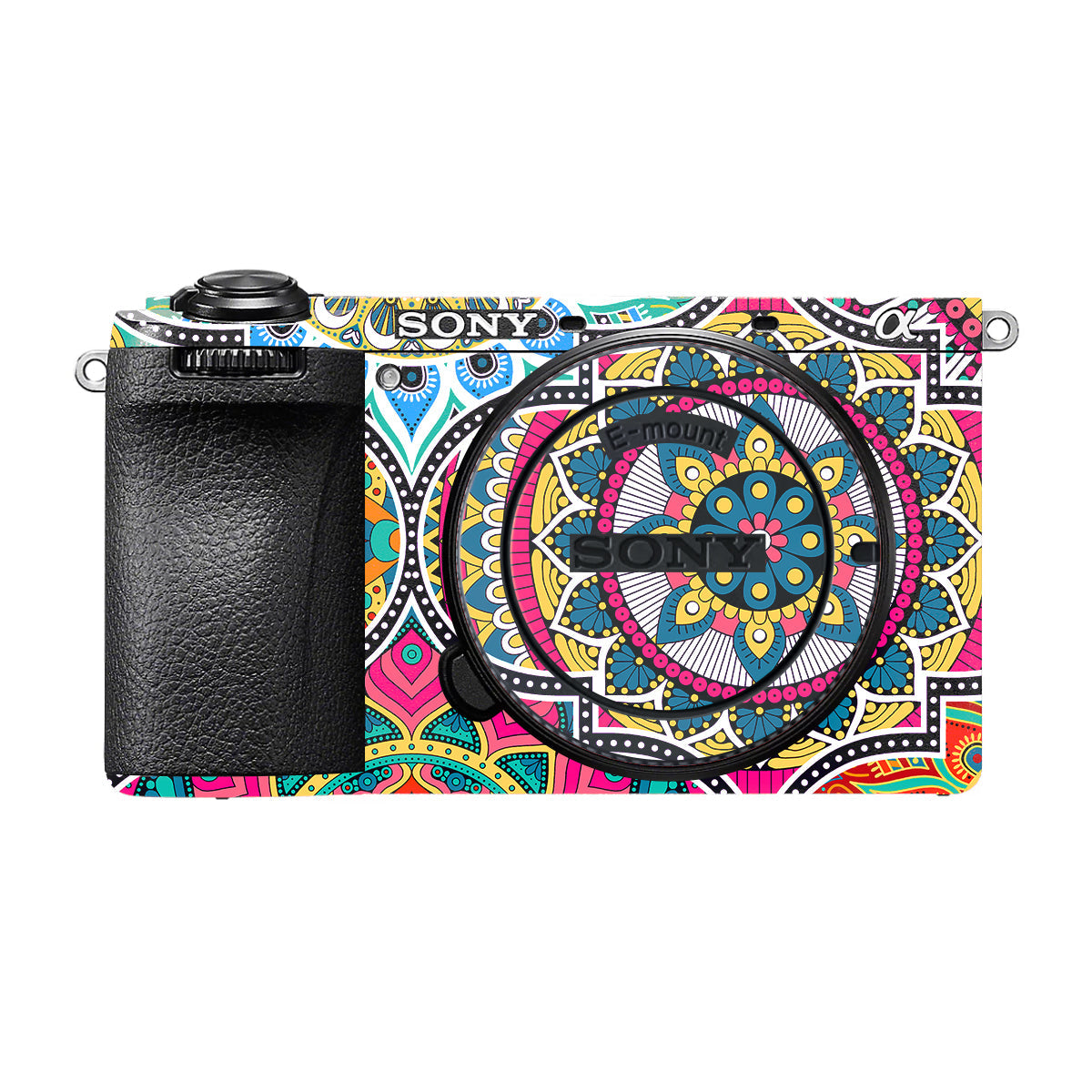 Boho Mandala Tile Pattern Sony A6700 Camera Skin