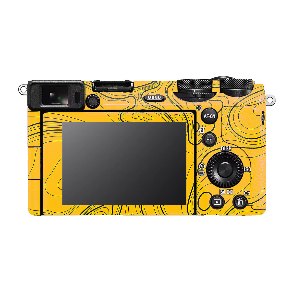 Topographic Map Pattern Sony A6700 Camera Skin