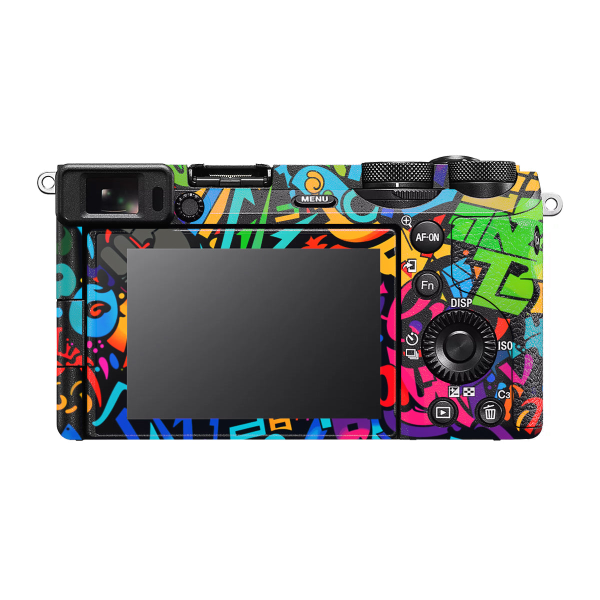 Colorful Urban Street Art Lettering Sony A6700 Camera Skin