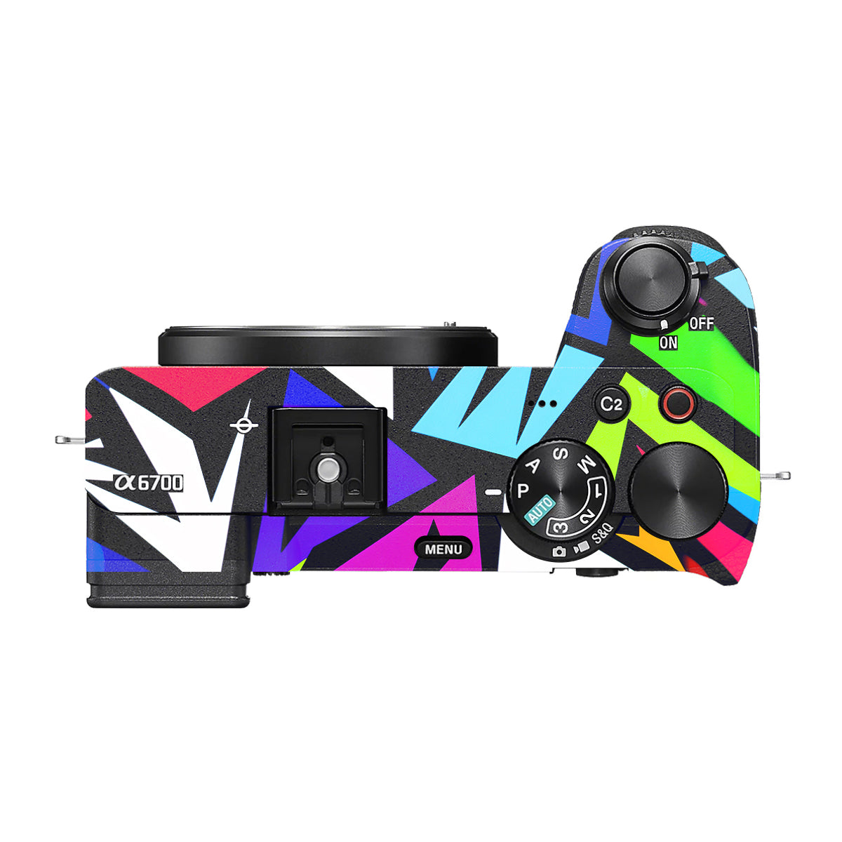 Bold Geometric Pop Sony A6700 Camera Skin
