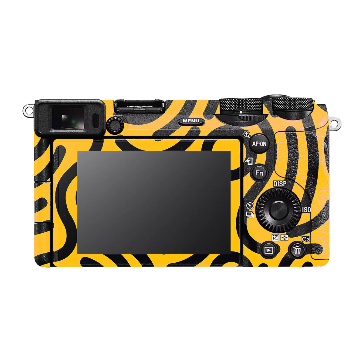 Minimal Yellow Wave Sony A6700 Camera Skin