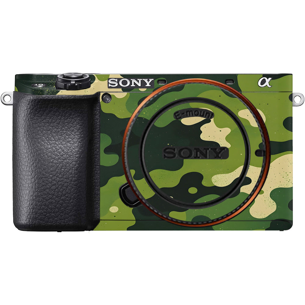 Camouflage Pattern Sony A6100 Camera Skins