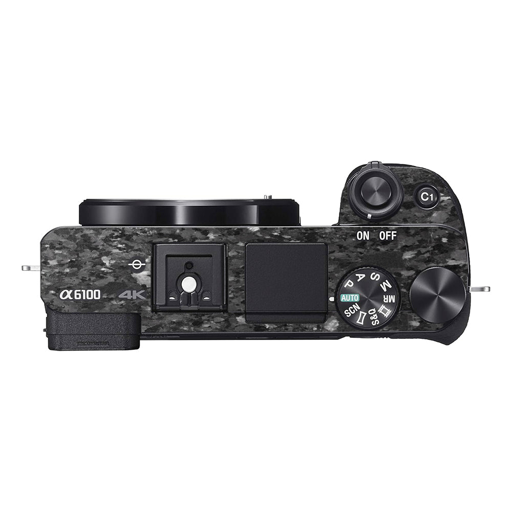 Black Granite Sony A6100 Camera Skins