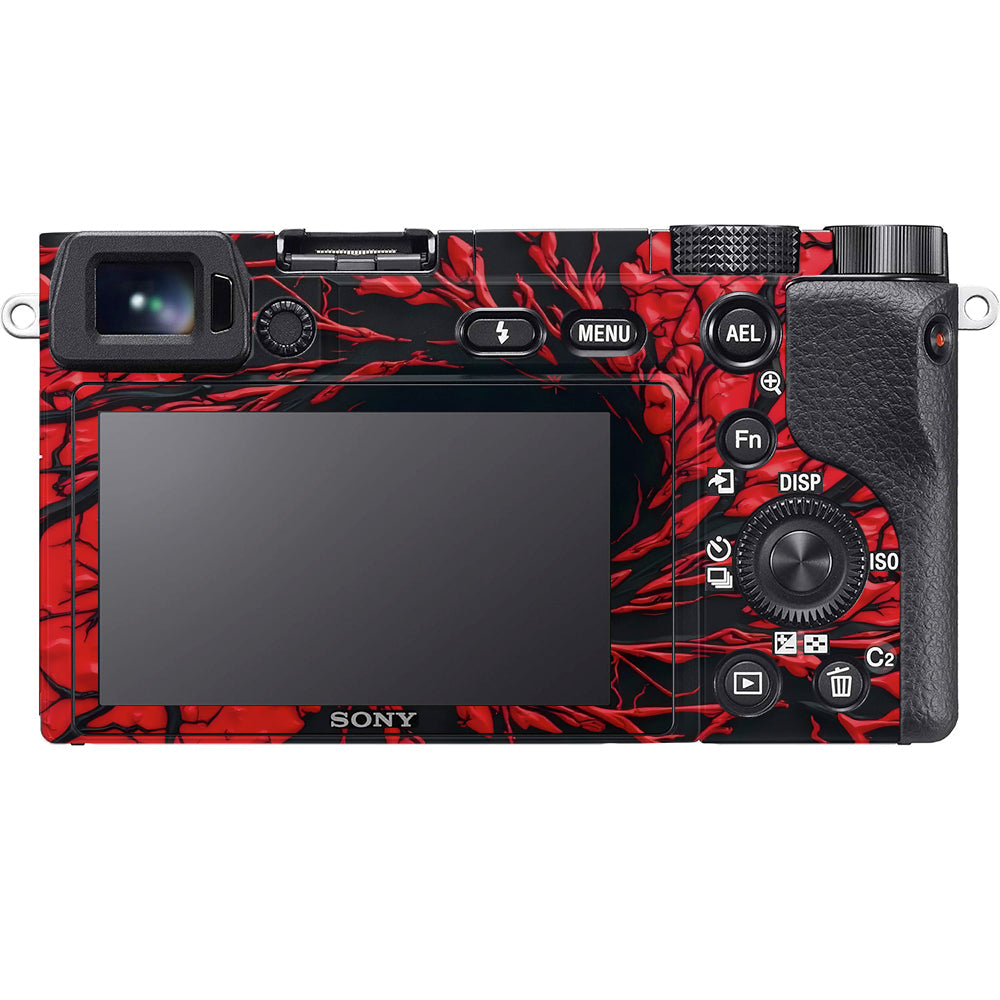 Venom Red Sony A6100 Camera Skins