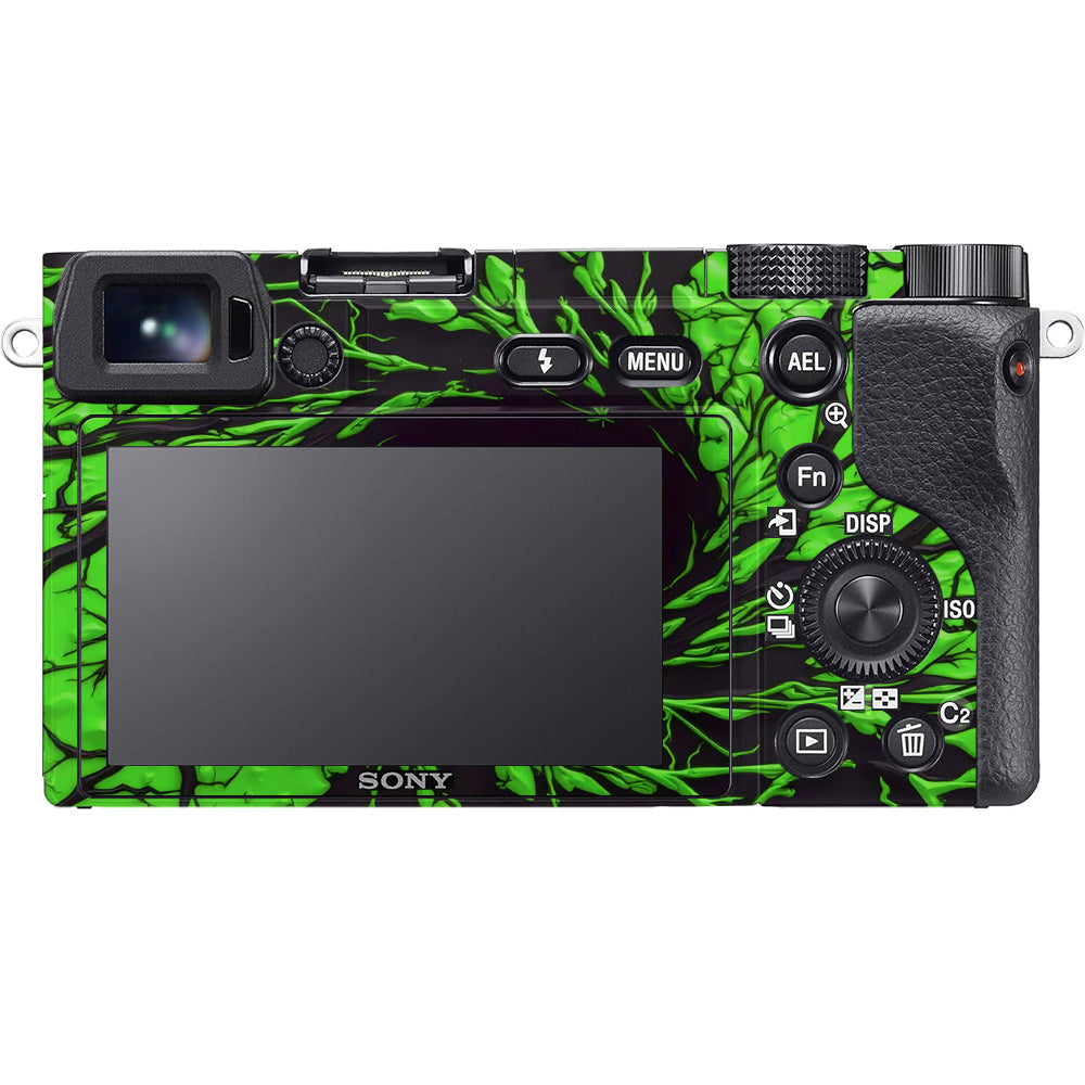 Venom Green Sony A6100 Camera Skins