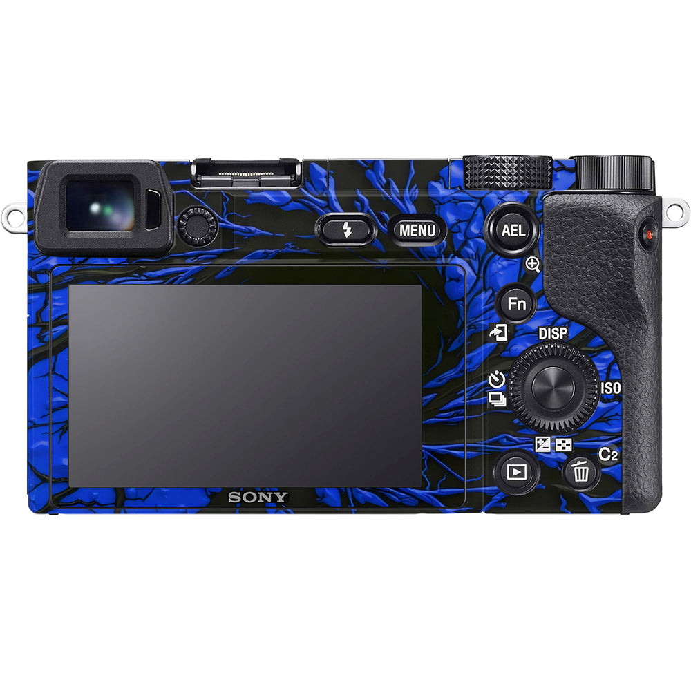 Venom Blue Sony A6100 Camera Skins