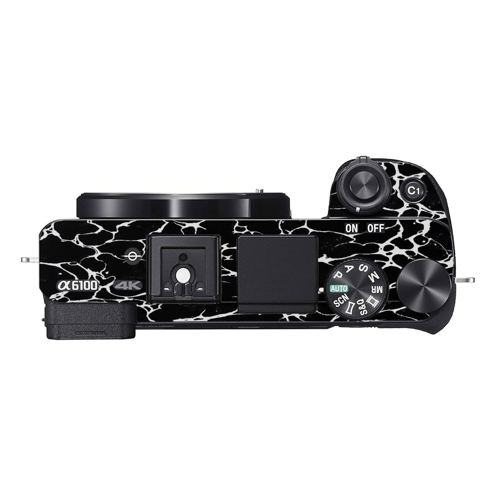 White Web Sony A6100 Camera Skins