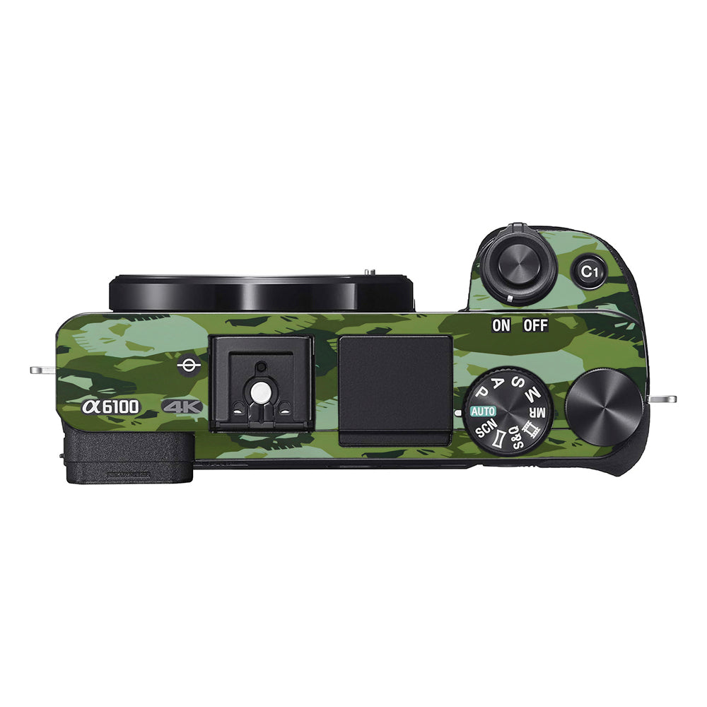 Tropic Camo Sony A6100 Camera Skins