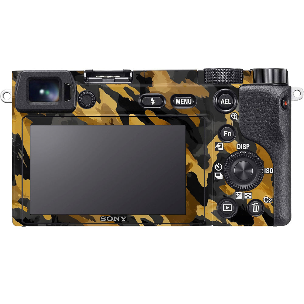 Camo Tiger Blend Sony A6100 Camera Skins