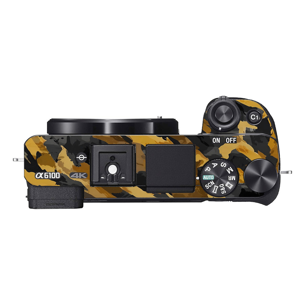Camo Tiger Blend Sony A6100 Camera Skins