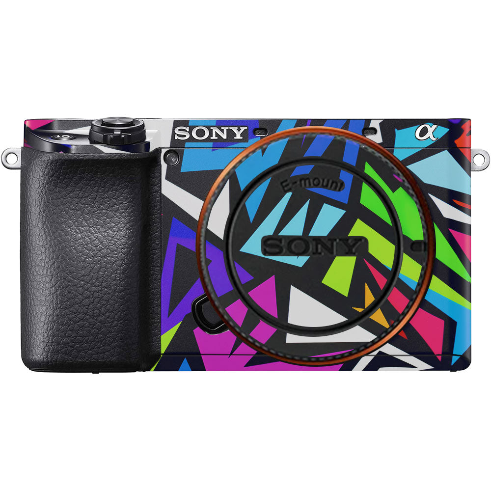 Bold Geometric Pop Sony A6100 Camera Skin