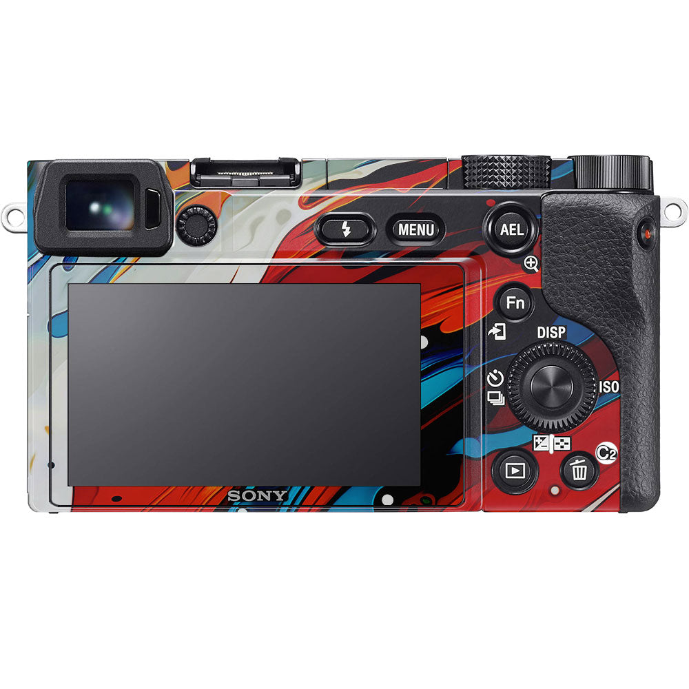 Fire & Ice Flow Sony A6100 Camera Skin