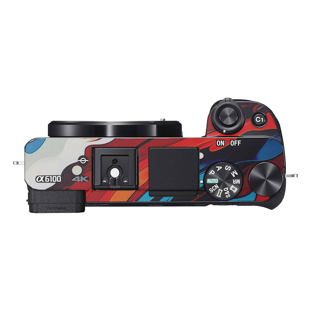 Fire & Ice Flow Sony A6100 Camera Skin